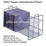 020517 Popular Stackable Iron CD Rack 020517