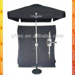 1.5*1.5m square aluminium parasol with crank YF3115