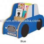 HAJILUN children library furniture car shape wooden bookshelf HJL-CG010