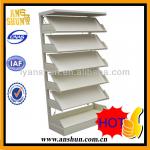 steel high glossy bookshelf for library