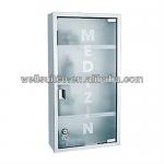 Medicine Cabinet with Good Quality and Special Pattern Glass Door-5082