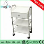 stainless steel spa trolley with drawer