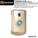 ABS plastic with gold color TM1990A smart key card digital file cabinet lock(TM09)