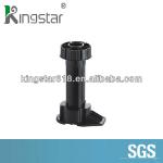 Plastic adjustable leg