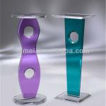 Customize modern lucite furniture leg from china factory