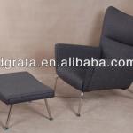 2013 stainless steel chair used import wool flock and stainless steel-2013-CF614-1-D