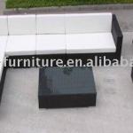 Bella Garden black corner sofa big set /Sectional Sofa Rattan Outdoor Furniture