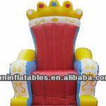 inflatable king&#39;s chair