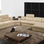 Furniure sofa 2013 New Design modern minimalist corner leather sofa living room furniture sofa Set A002-2