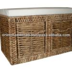 Vietnam Water hyacinth Chest with cushion-OHC 99028