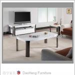 MDF wood furniture black nickle high gloss