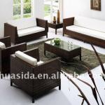 Wicker Sofa rattan sofa sets for living room 2012-VAE0328-outdoor rattan sofa