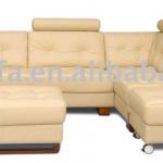 808 living room top grade real leather sofa set F268-601A