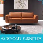 Orange Cow Leather Sofa Manufacturers