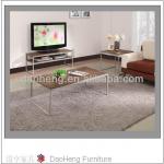 Modern coffee table walnut pvc veneer