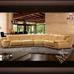 milano modern style leather sofa HD-129,big round sofa