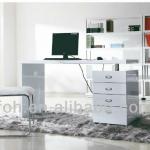 Modern White High Gloss Home Computer Desk for Europe Market (FOH-1602)