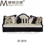 Luxury Living room Fabric sofas with French style