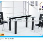 Modern and hot selling dining set T09-10&amp;R09-4