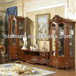 Special Design New Classical Living Room Furniture Set - High and Low 2-door Showcase, TV Stand, MOQ:1SET(B21431)-B21431