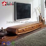 Modern Solid Elm Wooden TV Table