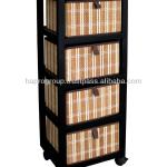 Handmade water hyacinth drawer cabinet made in Vietnam