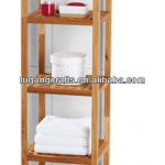 4 Tier walnut Wooden display shelf