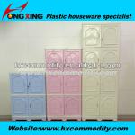 Big 4- layer baby clothes plastic chest of drawer cabinet