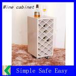 2014hot sale the latest modern white wine cabinet