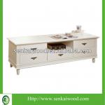 Solid Poplar Wood Living Room Cabinet of High Glossy