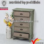 2013 Luckywind Vintage shabby french chic reclaimed and used wood storage cabinet