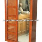 Hanging jewelry mirror cabinet