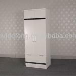 Hot Modern minimalist wooden swing 2 doors wardrobe