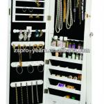 Hot Selling Wooden Mirrored Jewelry Cabinet with Classic Design