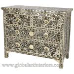 Bone Inlay Chest / Cabinet