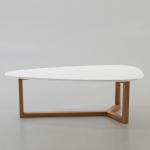 oak coffee table with MDF top