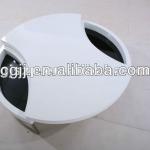 modern white convertible coffee table