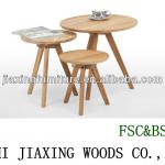 Soild oak wood side table