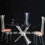 High Quality Acrylic Table Leg Of Luxury Transparent Furniture