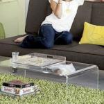 2013 New design Transparent Plexiglass Coffee Table