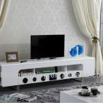 MDF intelligent usb play iphone bluetooth white tv stand