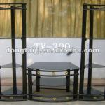 Modern newly style living room furniture steel tube TV rack-TV-300