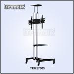 Fits for 55inch screens,silver pipe movable tv stand