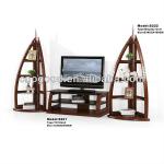 Unique Modern Glass Wooden LCD TV Stand