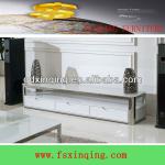 high glossy tempered glass top tv cabinet-E356*