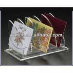 5 Compartment Acrylic CD Letter Rack Holder 7121312205