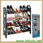 4 Layer High Quality Adjustable Plastic Shoe Rack