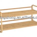 Tired bamboo shoe rack