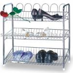 iron shoe rack