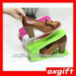 OXGIFT adjustable double shoe rack